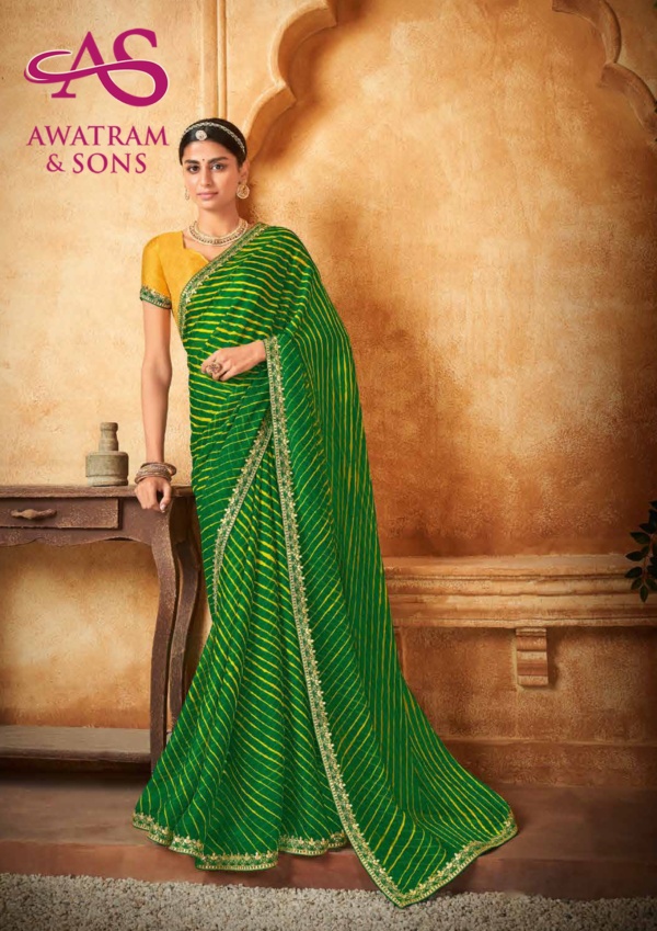 DESIGNER PRINTED CHIFFON SAREE(SU-26223)